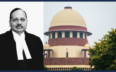 Chief Justice of India Surya Kant and the Supreme Court of India building