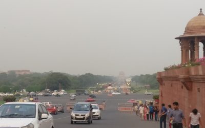South Block government building in New Delhi
